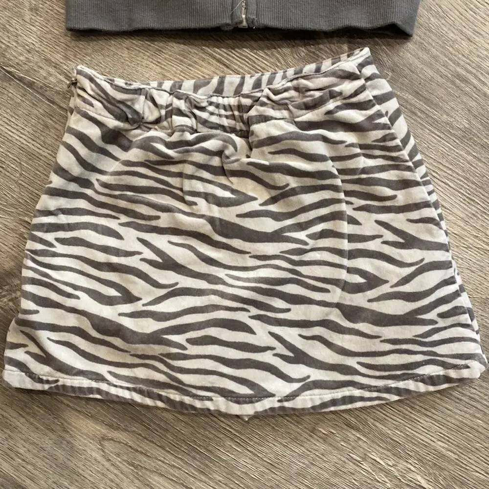 Gymboree gray velour